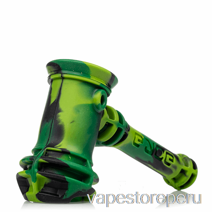 Vape Peru Eyce Hammer Bubbler De Silicona Selva (negro / Verde / Verde Lima)